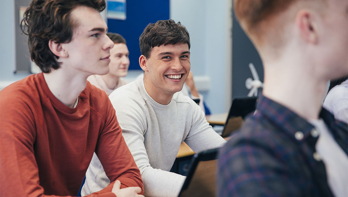 Students during a lesson